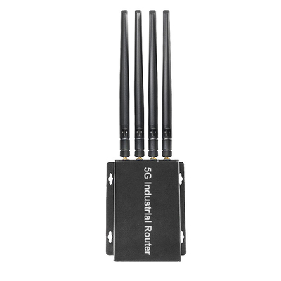Practical Black Industrial Modem Router 1000Mbps 2 Gigabit Ports