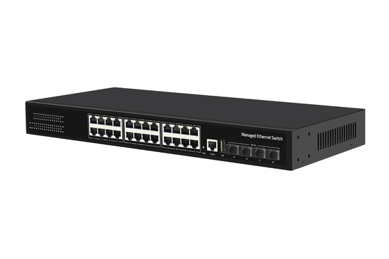 50/60Hz Managed Network Switch , Anti Interference Industrial Switch Hub