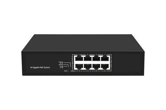 RTL8370N 8 Port Industrial PoE Switch Multipurpose Anti Interference