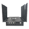 Multi Link Black Network Bonding Router 4G 5G WiFi With 4 SIM Card