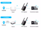 Stable 1200Mbps Dual Band WiFi Extender , 5dBi Antenna WiFi Network Repeaters