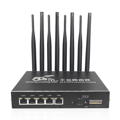 20 Gbps 5G Industrial Router Lower Latency With 5 Ethernet Ports